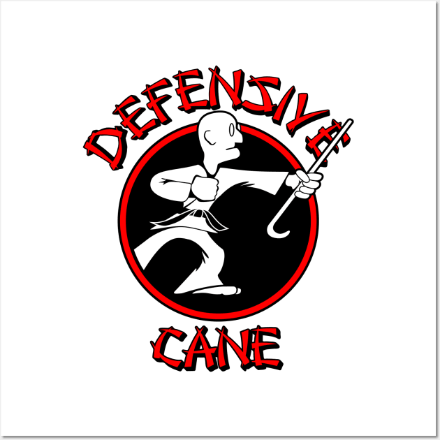 Defensive Cane Wall Art by hobrath